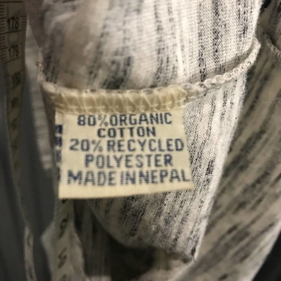 Synergy Organic Cream Shirt Dress Dolman Sleeves XS - Picture 8 of 12